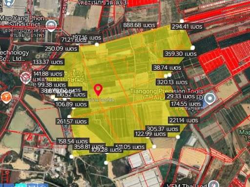 ให้เช่าที่ดิน 790 ไร่ ระยอง ราคา 6.32 ล้านบาท